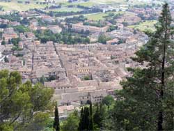 Le bourg de Gubbio