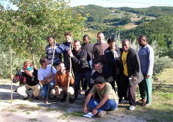 Photo des frres qui participent  l'anne commune